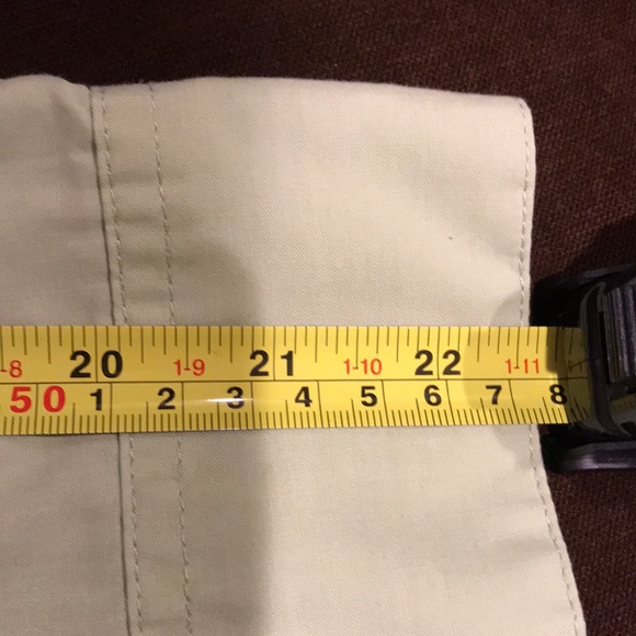 Las Olas Button Down Long Sleeve Collard Dimond Shape Green Shirt Size Small - Picture 8 of 8